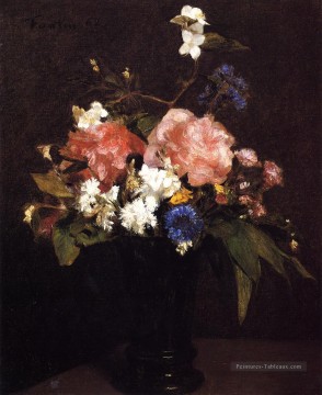 Fleurs7 peintre de fleurs Henri Fantin Latour Peinture à l'huile
